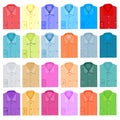 Set of plain shirt dress shirt for men