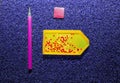 Set - plastic stylus for diamond mosaic, glue, rhinestones for handmade