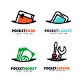 Pocket logo set