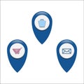 Navigation vector logo. Navigation vector icon. Travel logo. Travel icon. Royalty Free Stock Photo