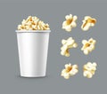 Set of popcorn