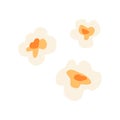 Set of popcorn. Vector illustration isolated