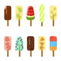 Set of Popsicles