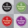 Set of Premium Cupcake Label