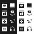 Set Processor with microcircuits CPU, Software, Search engine, Laptop, Python programming language, Debugging