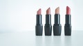 Set of professional lipsticks