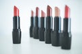 Set of professional lipsticks Royalty Free Stock Photo