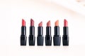 Set of professional lipsticks