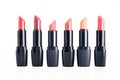 Set of professional lipsticks Royalty Free Stock Photo