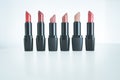 Set of professional lipsticks