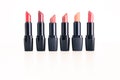 Set of professional lipsticks