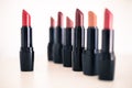 Set of professional lipsticks