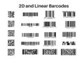 Code stickers on isolated background. Code sample