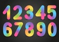 Set of rainbow numbers