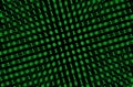 Set of random binaries captured with green tinting filter applied
