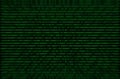 Set of random binaries captured with green tinting filter applied
