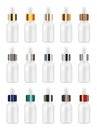 Set of a real colorful cosmetic tube vector