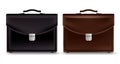 Set of Realistic Briefcase for Business