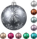 Set of realistic color christmas balls. Royalty Free Stock Photo