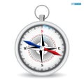 set of realistic wind compass marine isolated. eps vector..