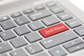 A set of red first second third forth fifth wave enter key on keyboard background visual Royalty Free Stock Photo