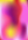 Set of red and purple gradients in Y2k style. Three rectangular gradient templates in \'00s style for banner