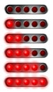 Set of red start lights