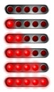 Set of red start lights Royalty Free Stock Photo