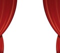 Set of Red Theater Curtains