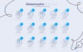 Set of Reject mail, Food delivery and Fast recovery line icons for web app. Pictogram icon. Vector