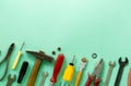 Set of repair and construction tools Royalty Free Stock Photo