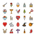 Occasions Doodle Icons Pack