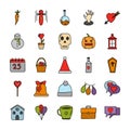 Occasions and Festivals Doodle Icons Pack