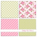 Set of retro patterns 5 Royalty Free Stock Photo