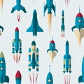 Set of rockets pattern