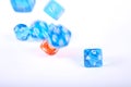 Set of role playing dice Royalty Free Stock Photo