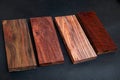 Set of 4 Rosewood wood timber natural