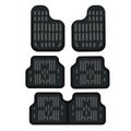 Set of rubber car mats. vector illustration in flat style Royalty Free Stock Photo