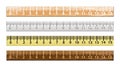 Set ruler centimeter Illustrations for your design