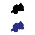 Map Rwanda