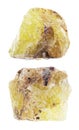 Set of saamite fluorapatite stones cutout