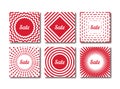 Set Sale Banner vector template design Royalty Free Stock Photo