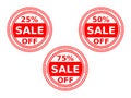 Set of Sale Stickers