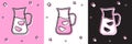 Set Sangria icon isolated on pink and white, black background. Traditional spanish drink. Vector Royalty Free Stock Photo