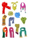 Set of scarves for girls