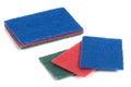 A set of scouring sponges Royalty Free Stock Photo