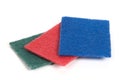 A set of scouring sponges Royalty Free Stock Photo