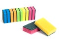 A set of scouring sponges Royalty Free Stock Photo