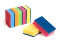 A set of scouring sponges Royalty Free Stock Photo