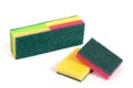 A set of scouring sponges Royalty Free Stock Photo